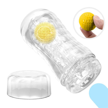 Stellar Ball Rolling Masturbator Cup Yellow