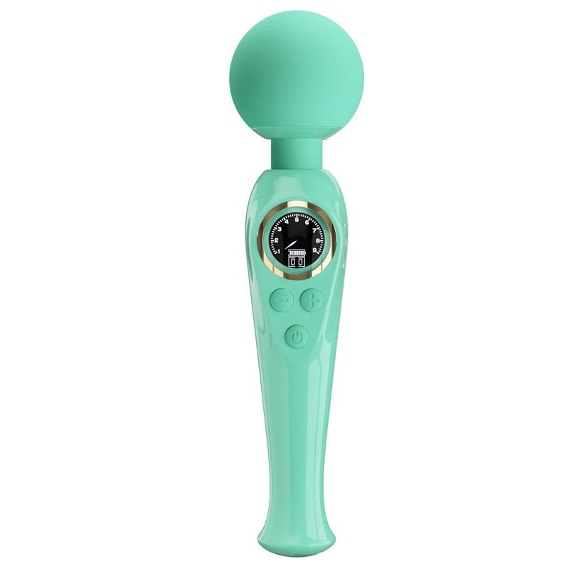 Skyler Massager Wand with Digital Screen Green