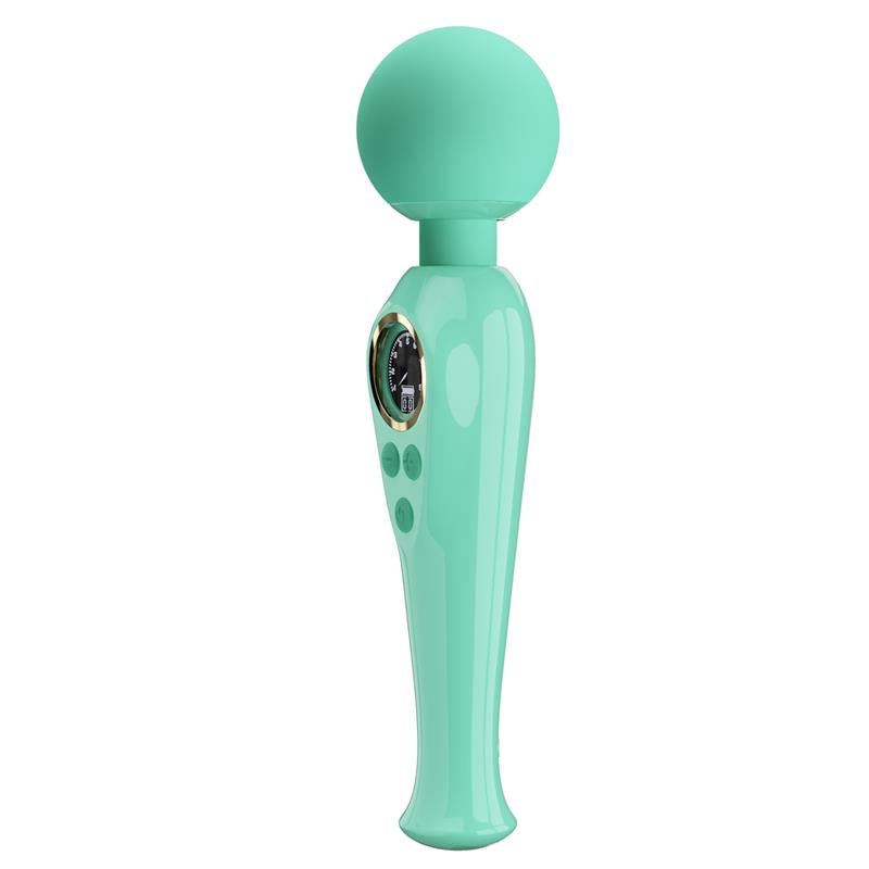 Skyler Massager Wand with Digital Screen Green