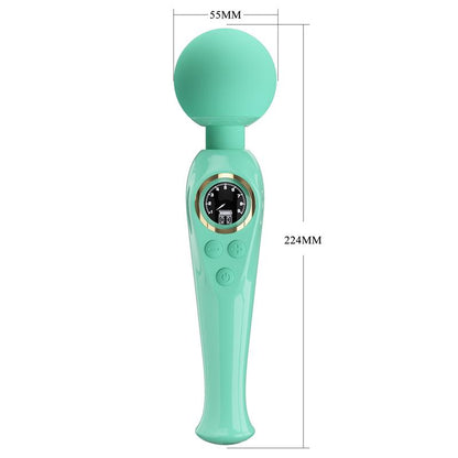 Skyler Massager Wand with Digital Screen Green