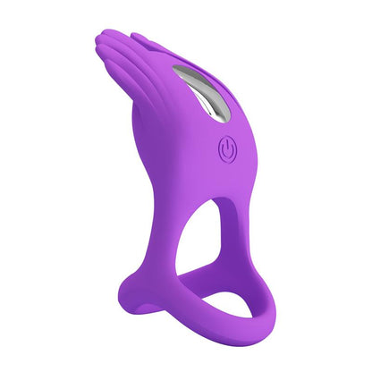 Silas Vibrating Penis Ring Purple