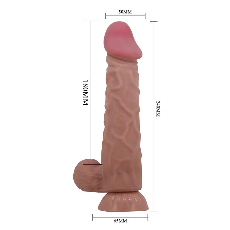 Sliding Skin Realistic Dildo 24 cm