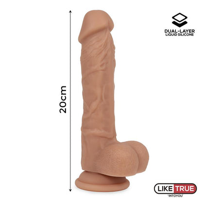 Realistic Dildo Liquid Silicone Dual Layer 8