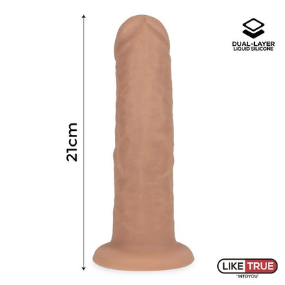 Realistic Dildo Liquid Silicone Dual Layer 825