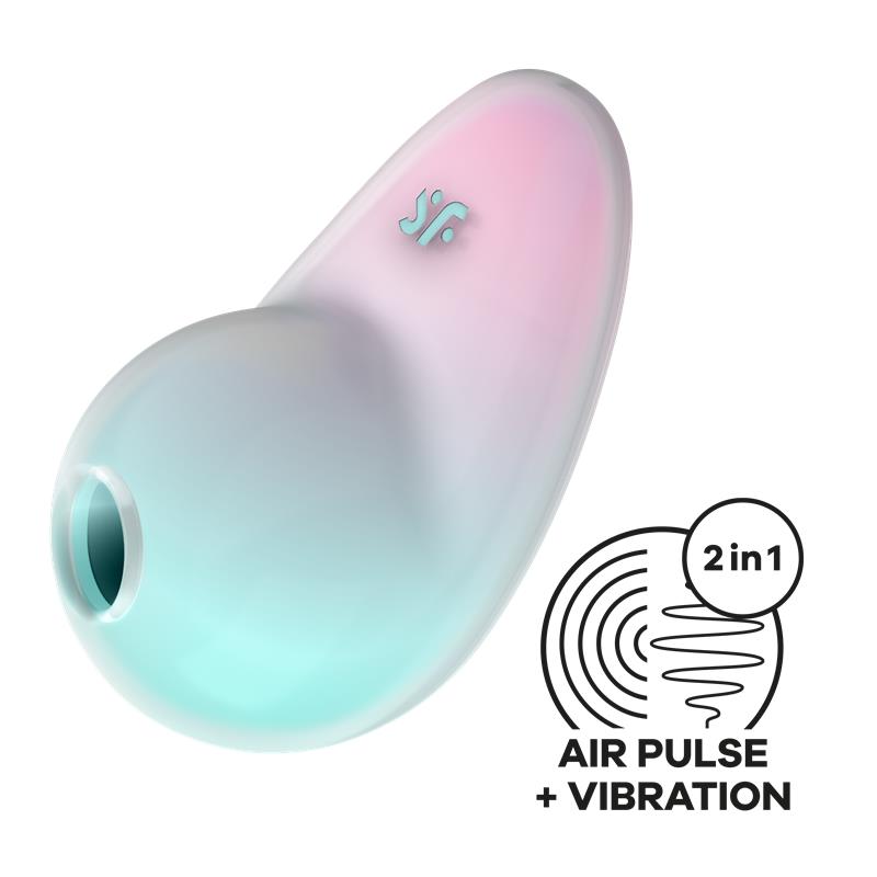 Pixie Dust Clitoris Sucker with Vibration Mint Pink