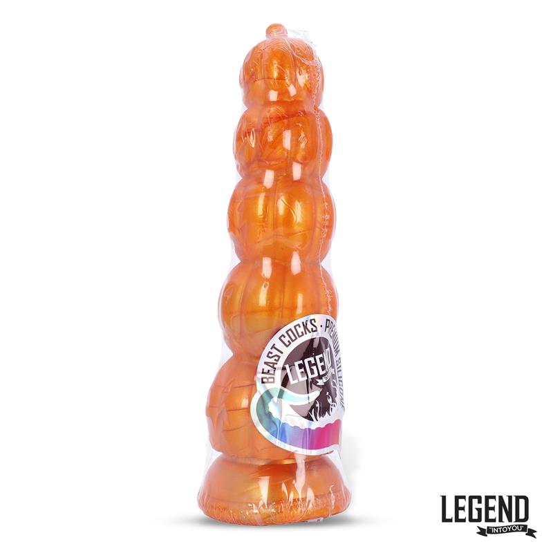 Pumpkron Pumpkin shaped Liquid Silicone Dildo 197 cm