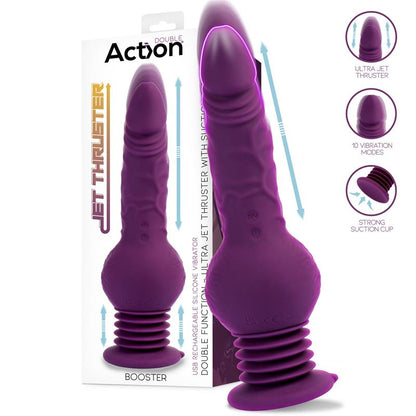 Booster Ultra Jet Thruster Vibrator with Powerfull Suction Cup