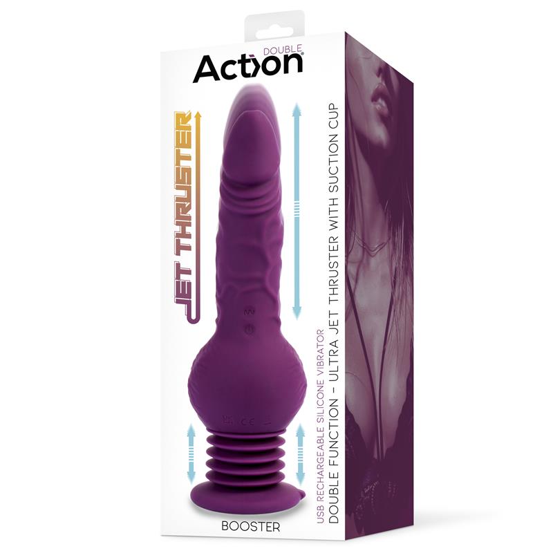 Booster Ultra Jet Thruster Vibrator with Powerfull Suction Cup