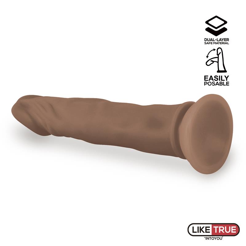 Lenser Articulable Posable Realistic Dildo 8 Brown