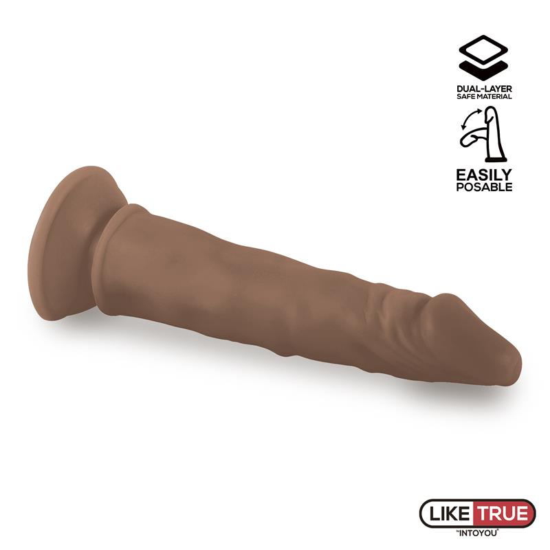 Lenser Articulable Posable Realistic Dildo 8 Brown