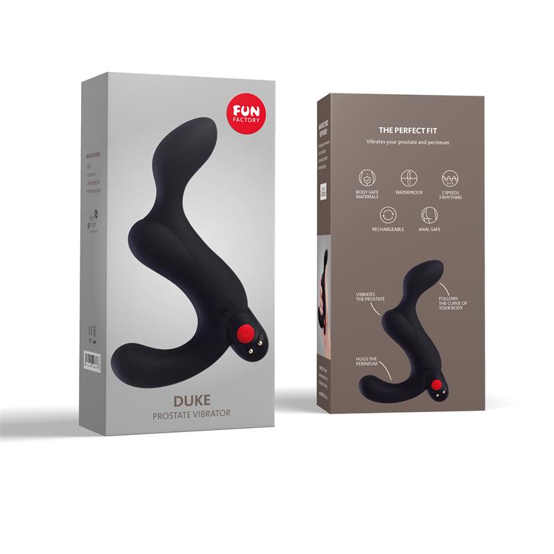 Duke Prostatic Vibrator Black