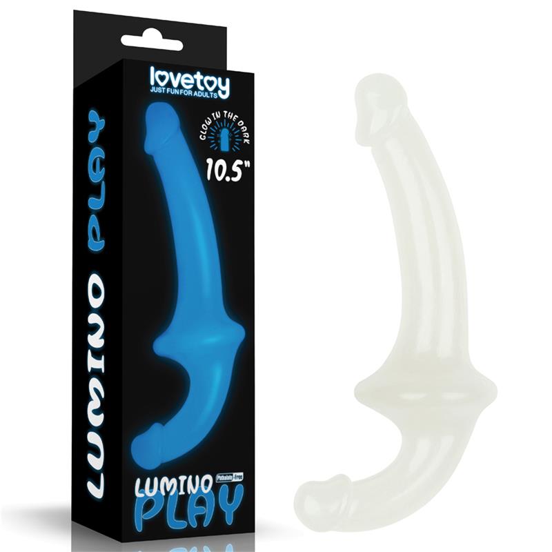 Double dildo Lumino Play Blue Light 105