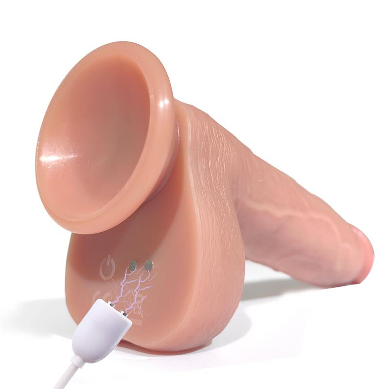 Tiberio Realistic Turbo Shaking Dildo with Thrusting 360¬¨¬®‚Äö√†¬¥ Rotation and Remote Control Liquid Silicone