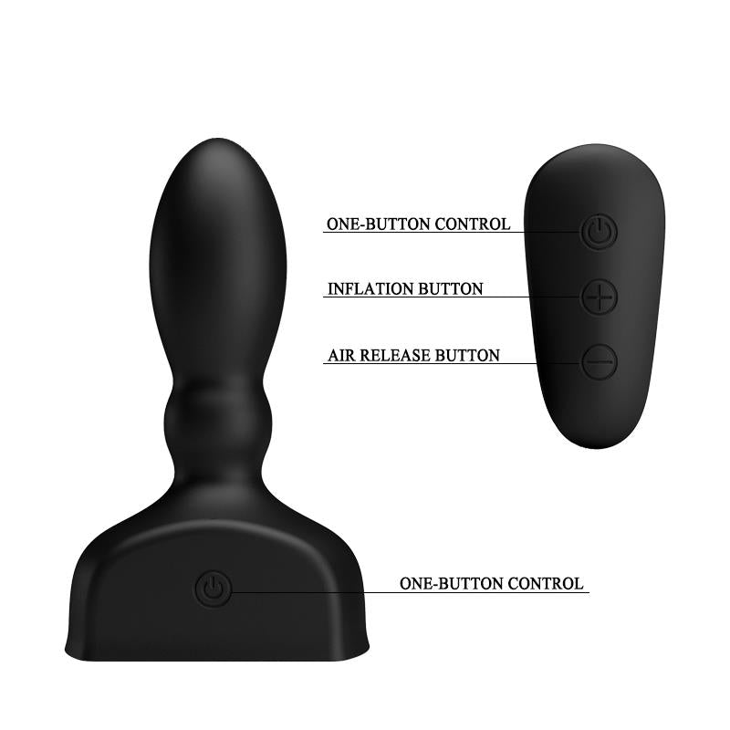 Inflatable Butt Plug with Remote Control Mr Play