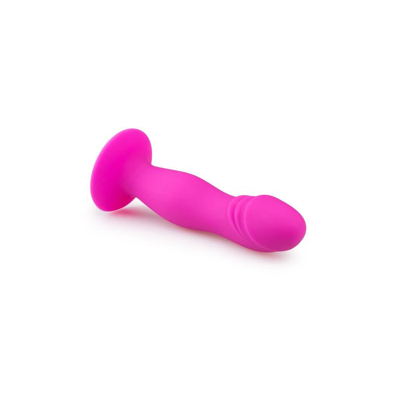 Silicone Anal Plug with Suction Cup Pink