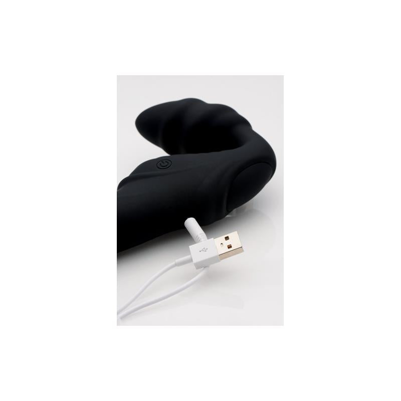 Pro Rider Strapless Strap on Vibrator Black