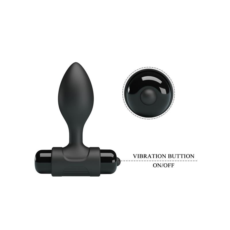 Butt Plug With Vibration Silcione