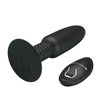 Remote Controlled Anal Plug with Vibration and Rotation USB