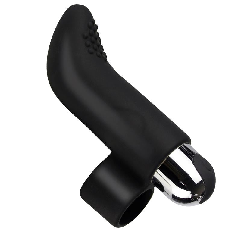 Fivib Finger Vibrating Stimulator USB Silicone Black