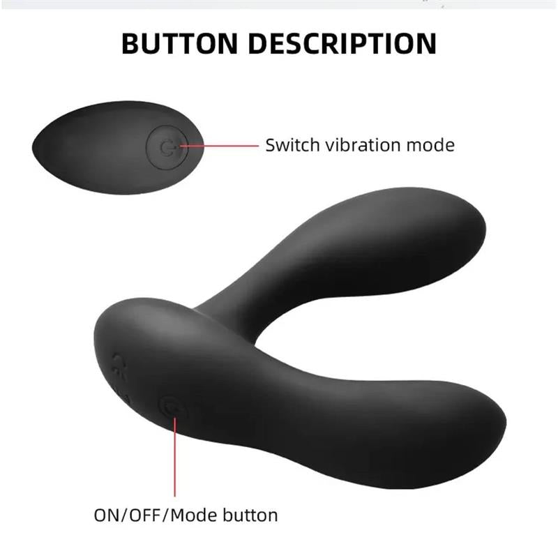 Brett Prostate Massager Remote Control USB Liquid Silicone