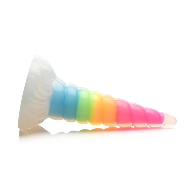 Luminescent Rainbow Dildo Glow in the dark