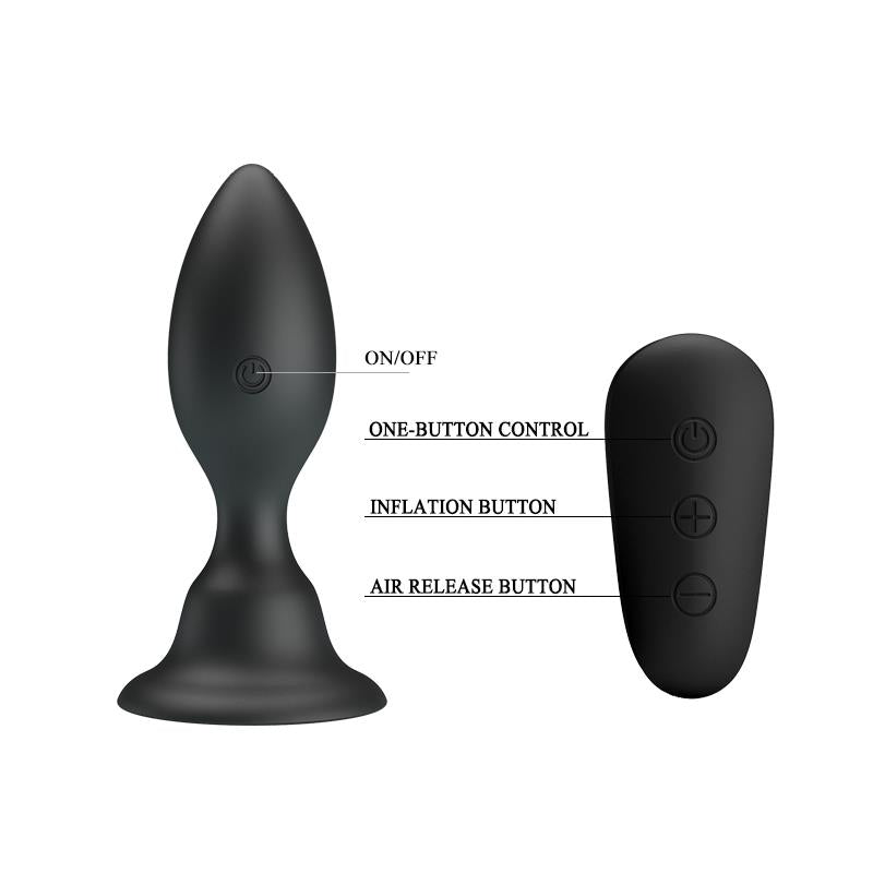 Mr Play Vibrating Anal Plug with Remote Clave 50