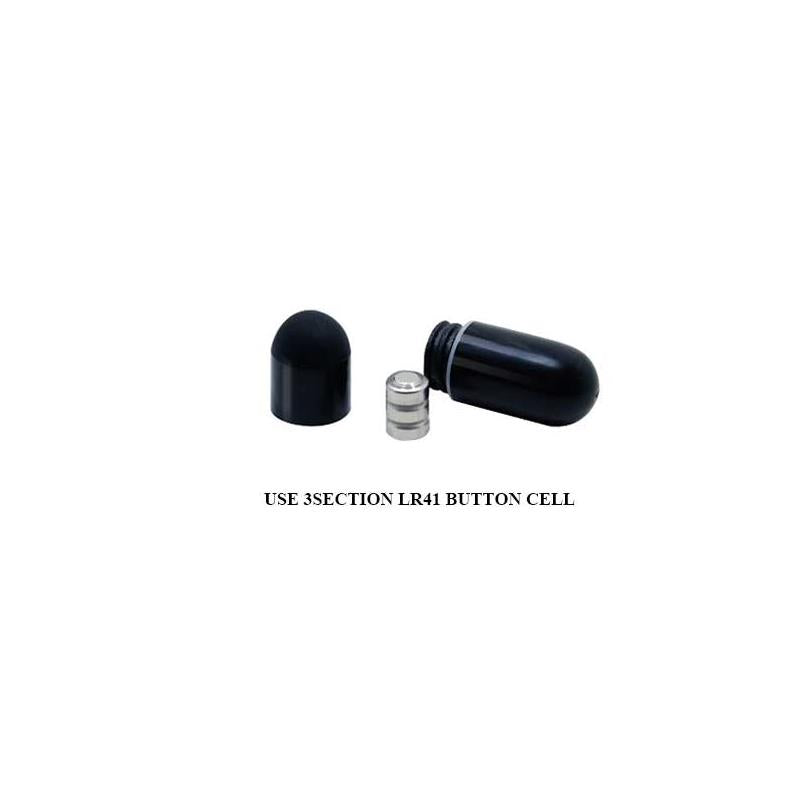 Vibrating Cock Ring Thimble Black