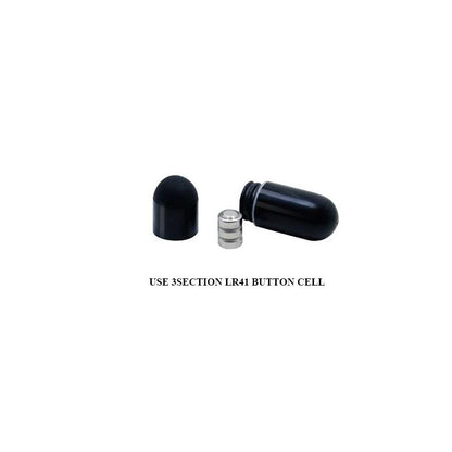 Vibrating Cock Ring Thimble Black