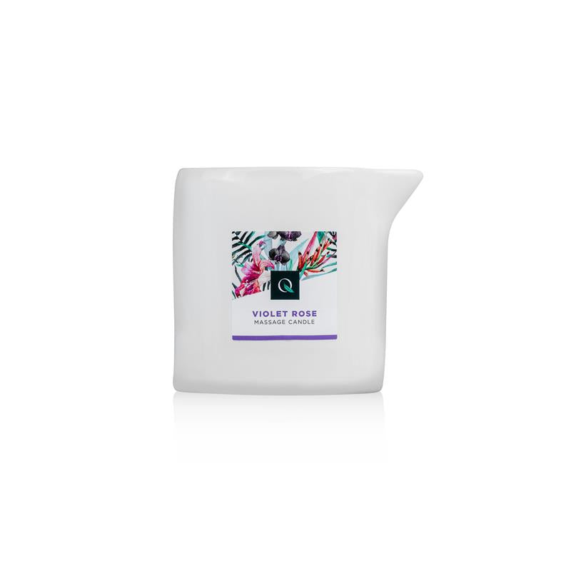 Massage Candle Violet Rose 200g