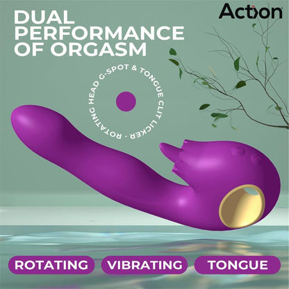 Toka Vibe with Swinging 360¬¨¬®‚Äö√†¬¥ and Stimulating Licking Tongue