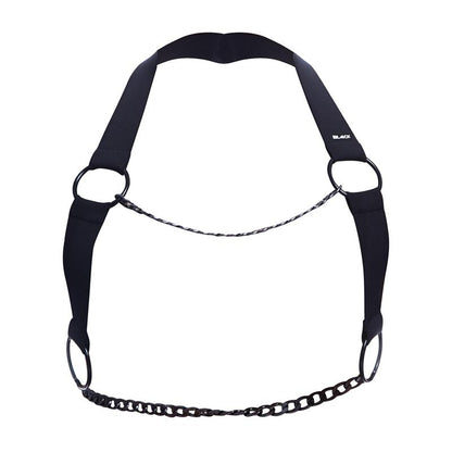 Black Chain Chest Harness