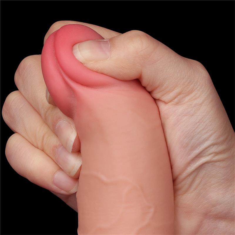 Sliding Skin Dual Layer Dildo 75