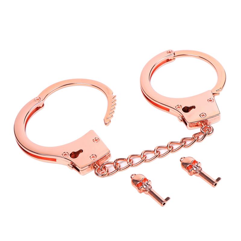 Rose Gold Color Cuffs Skull Keys