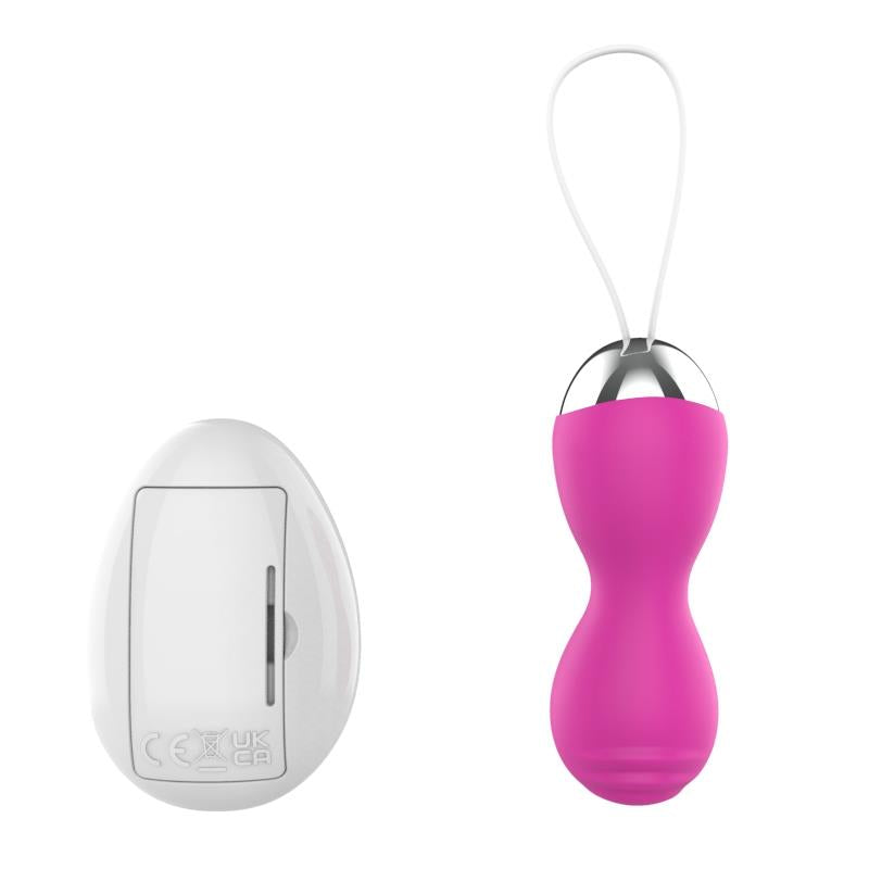 Vibrating Egg with Remote Control USB Pink