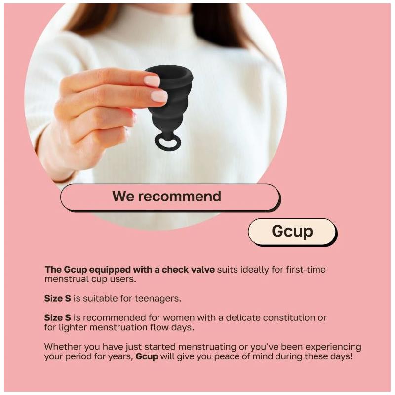 Menstrual Cup Gcup Mystic Noir Size S