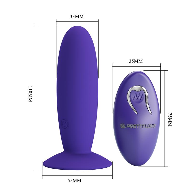 Youth Vibrating Anal Plug with Remote