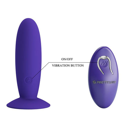 Youth Vibrating Anal Plug with Remote