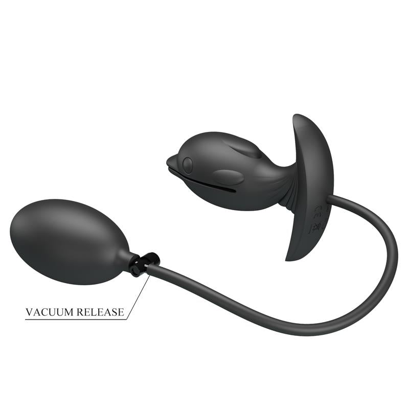 Hanson Inflatable Butt Plug with Vibration