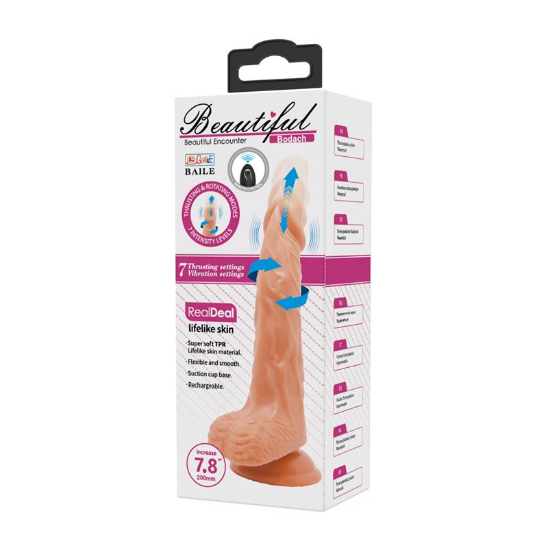 Bodach Thrusting Rotating and Vibrating Dildo