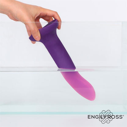 Color Changing Dildo Purple to Pink Size L 21 cm