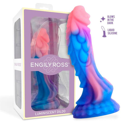 Luminiscent Dragon Shaped Dildo 18 cm