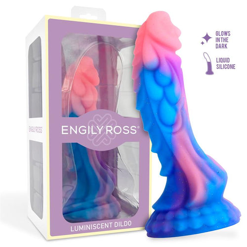 Luminiscent Dragon Shaped Dildo 18 cm