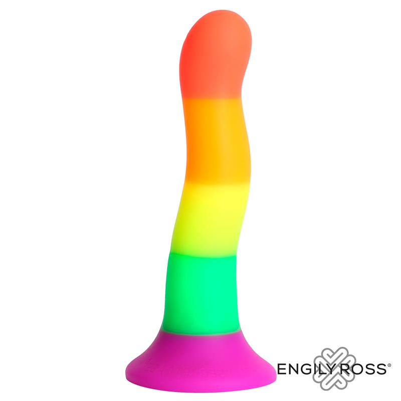 Dildo Rainbow Color 18 cm