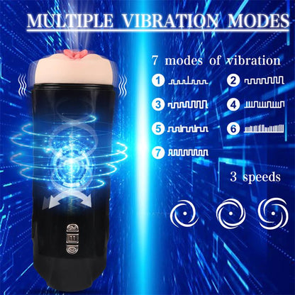 Truda Automatic Male Masturbator Vibration and Suction Vagina