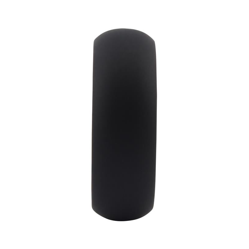 Infinity Silicone Ring L Black