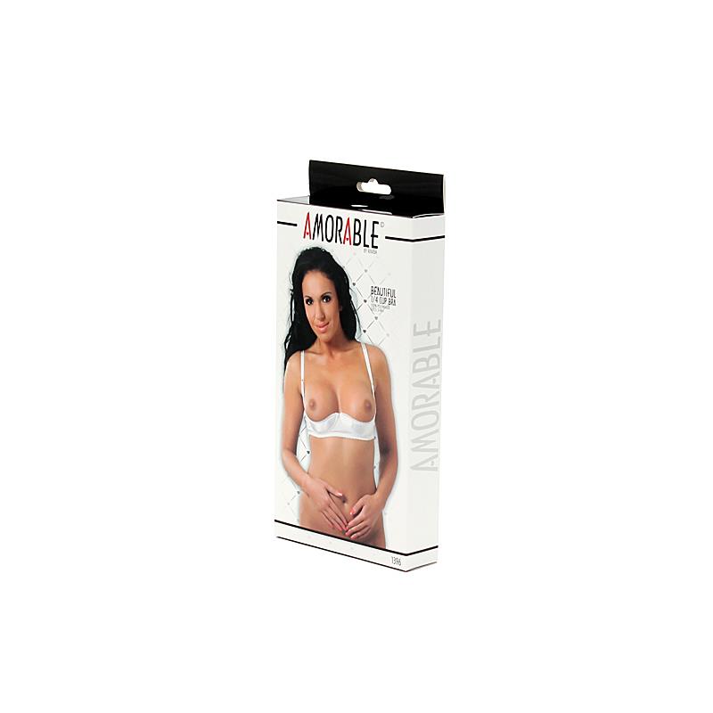 Rimba Amorable 1 4 Cup Bra White