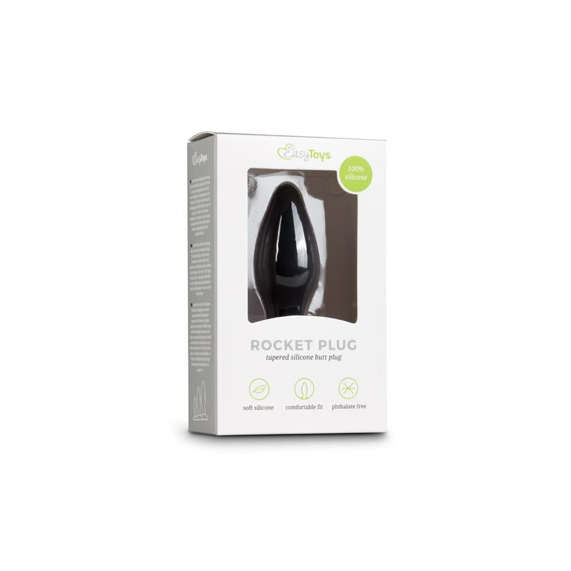 Small Black Silicone Buttplug