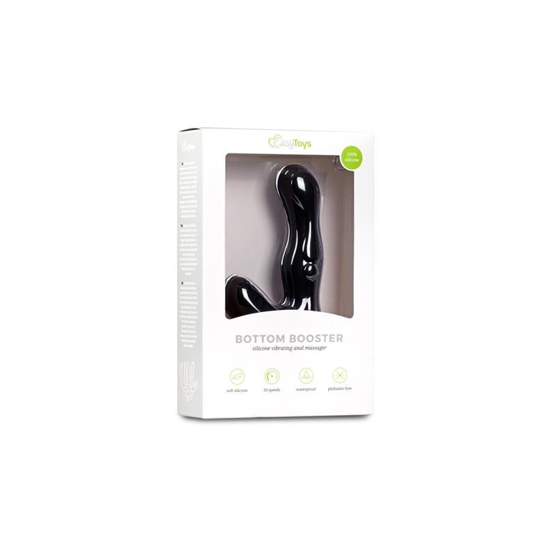 Black Silicone Perineum Tickler