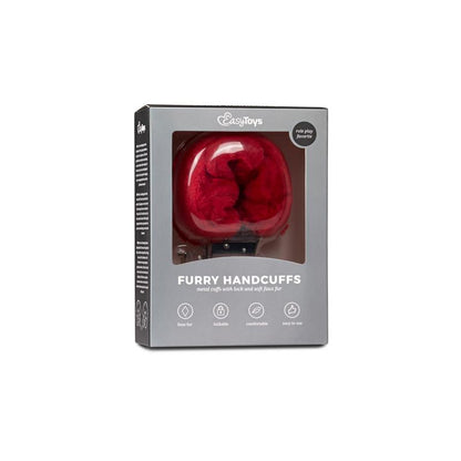 Furry Handcuffs Red