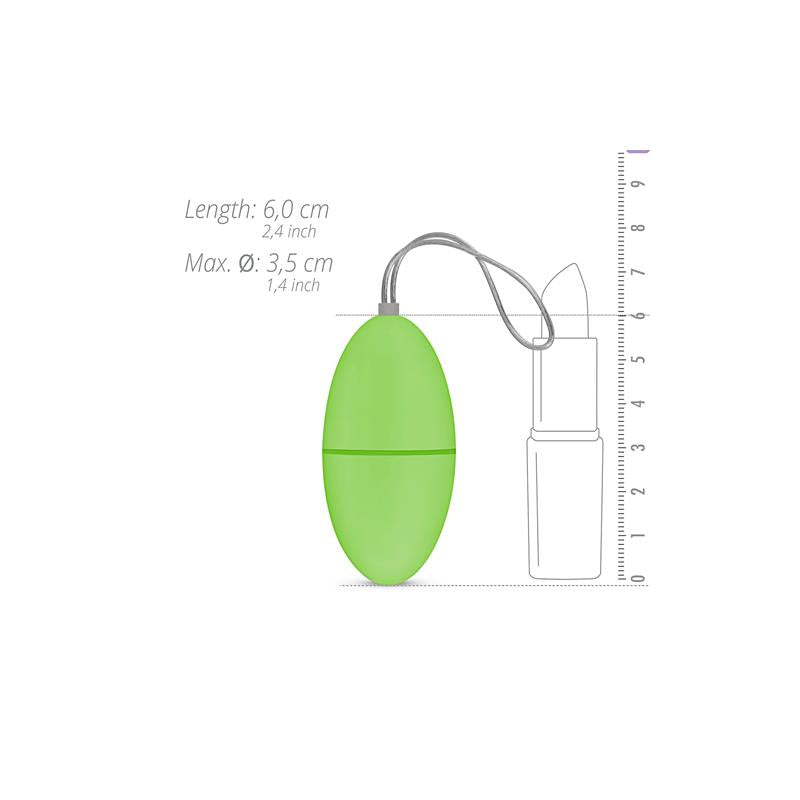 Remote Control Vibrating Egg Green